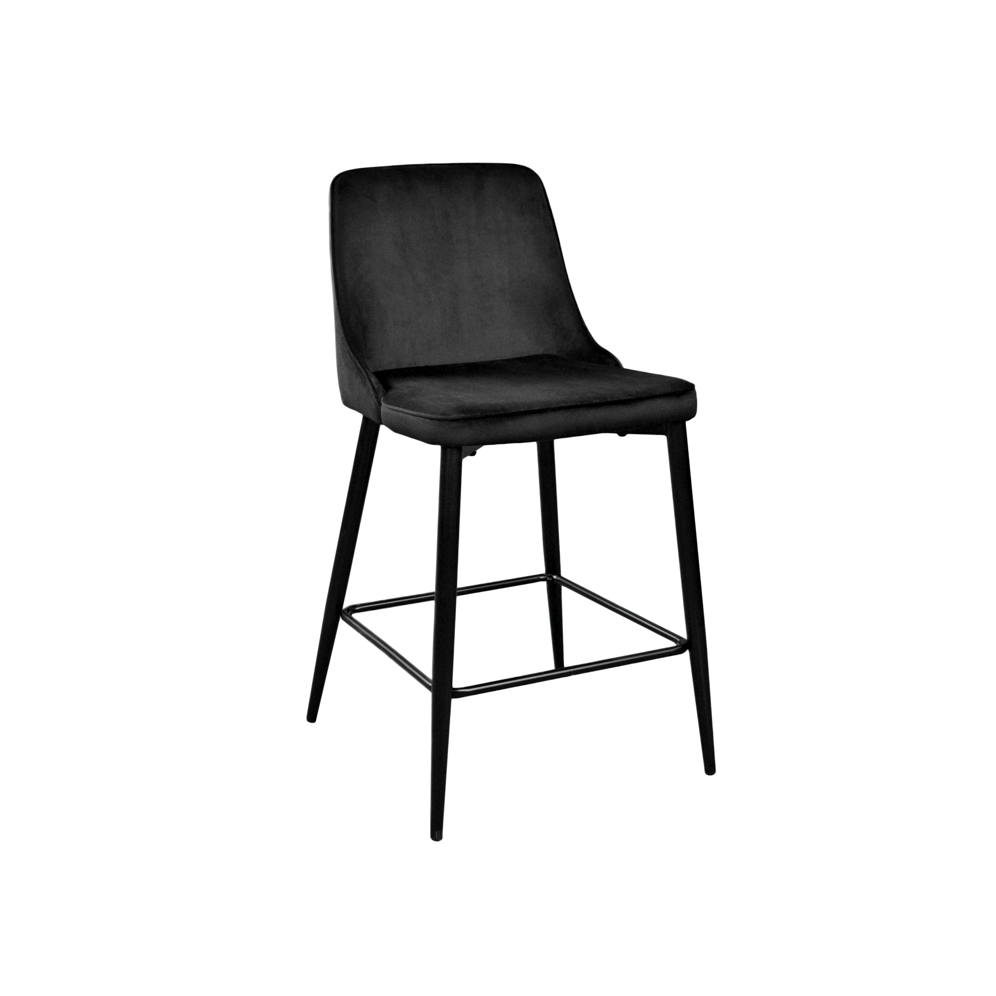 Catalog de produse - Scaun de Bar Clasic Small Black HLR66 +Black Legs