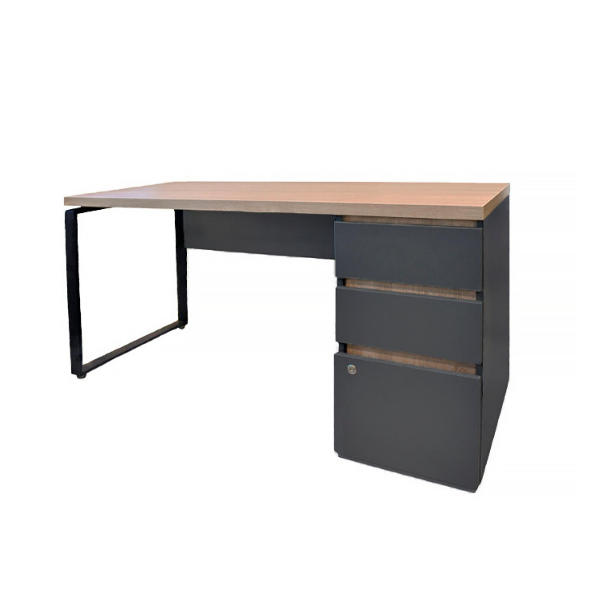 Product Catalog - Urban Desk with Built-in Box Sonoma 150×68 (Right Side Box)