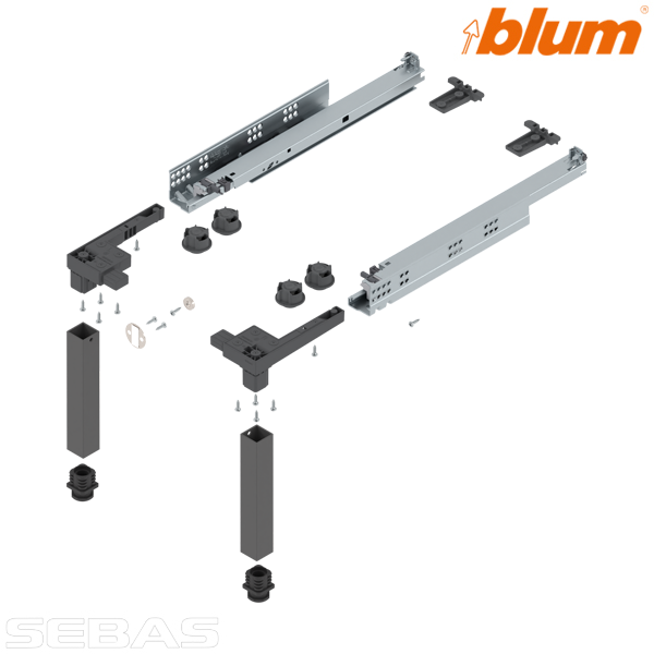 Kitchen accessories - Soluția pentru plintă SPACE STEP. BLUM