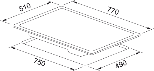 Стеклокерамическая варочная панель FRSM 704 C TOD BK [2]