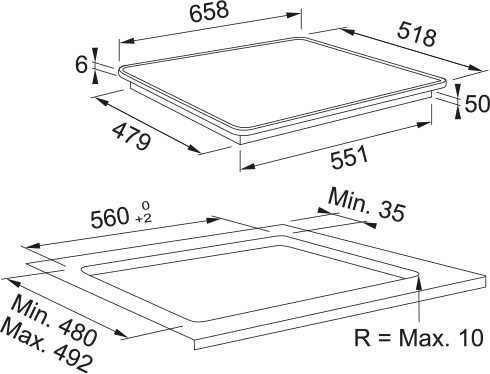 Индукционная варочная панель FMA 654 I FP XS [5]