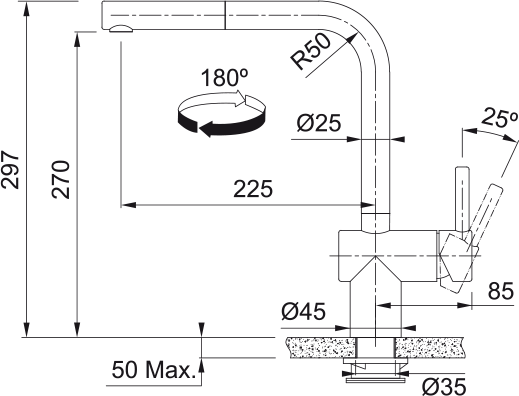 Atlas Neo Sensor Pull-Out Single Spray [6]