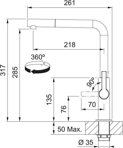 Maris Slim Extractibil monojet [5]