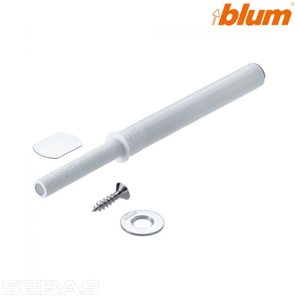 Accesorii uși mobilier - Set TIP-ON pentru uși, versiune lungă, ALB. BLUM