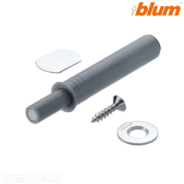 Accesorii uși mobilier - Set TIP-ON pentru uși, versiune scurtă, GRI. BLUM