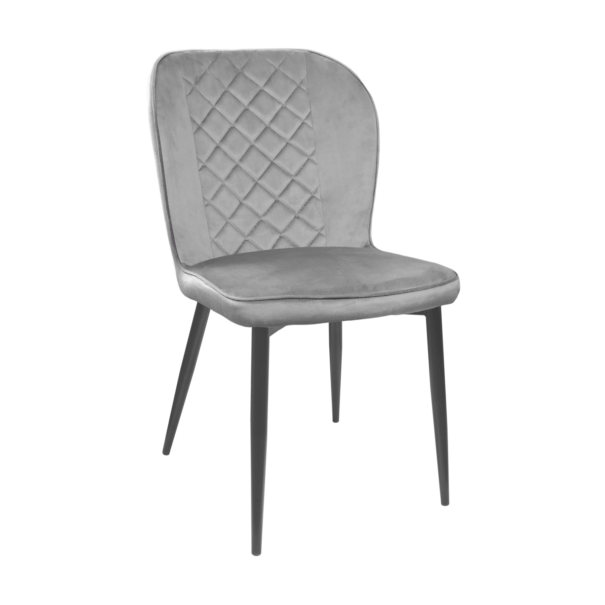 Catalog de produse - Scaun Tusk Catifea Grey HLR14+Black Legs