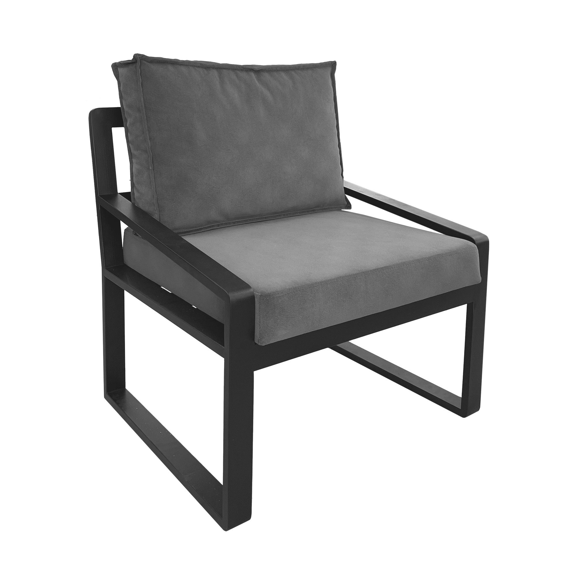 Lounge Chairs - Armchair York New Grey