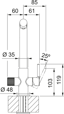 Lina Clear Water Faucet Chrome [8]