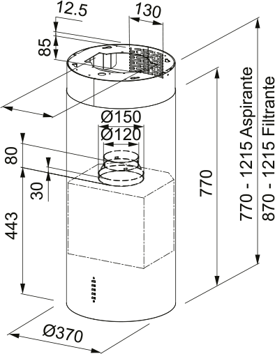 Hood FTU PLUS 3707 I BK/2 [5]