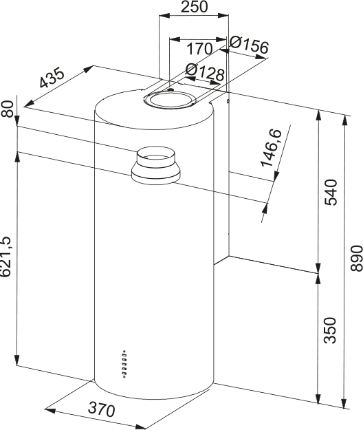 Hotă FTU PLUS 3707 XS/2 [3]