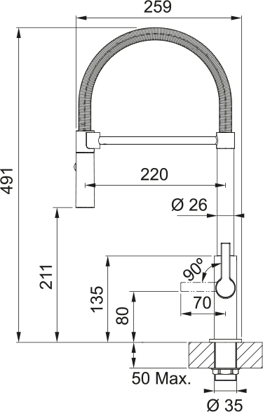 Maris Slim Extractibil jet dublu [6]