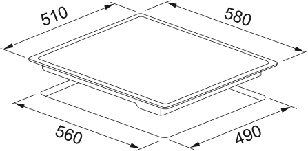 Plită vitroceramică FRSM 604 C T BK [3]