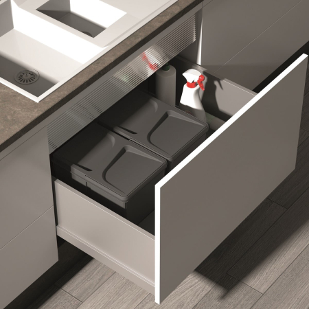 Coș de gunoi Dumpster Drawer pentru module de 450-500 mm [0]