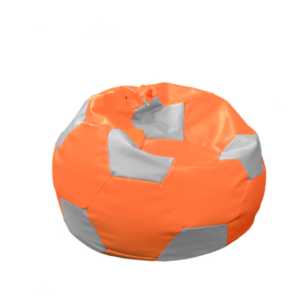 Bean bag chairs - Bean-Bag Ball Orange-Grey Mini