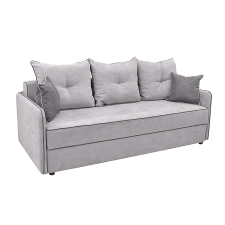 Couches - Latio Grey Extendable Sofa