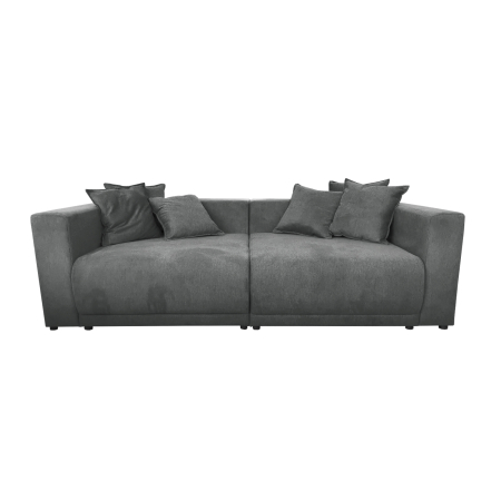 Couches - Miami Grey Extendable Sofa