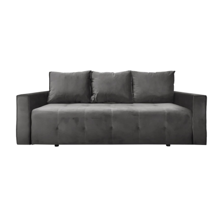 Couches - Parma Dark Grey Extendable Sofa
