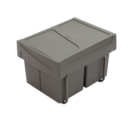 Culisante - Coș de gunoi M40, 15+15 L, pentru front de 400 mm