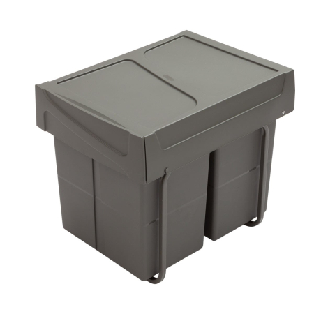 Culisante - Coș de gunoi M40, 20+20 L cu separator, pentru front de 400 mm