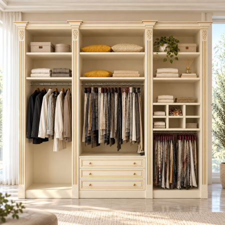 Furniture Sets - Classic Wardrobe 2500 × 2500 × 520 mm