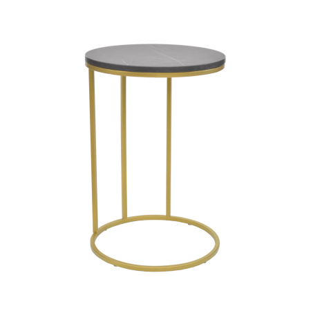 Metal Coffee Tables - Notebook Table Rondo Golden