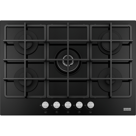 Plite - Plită gaz FHSM 755 4G DC BK C