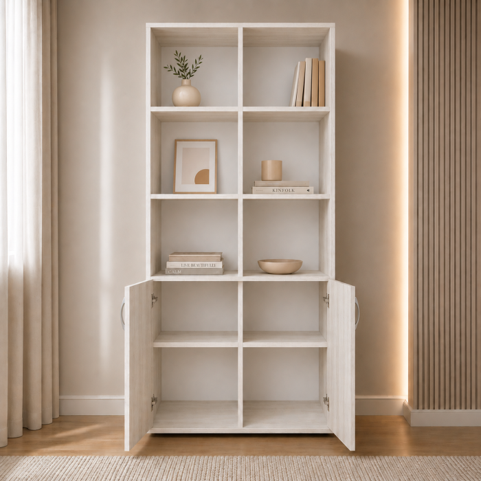 Biblioteca cu 2 Usi si 6 Rafturi 90 cm [2]