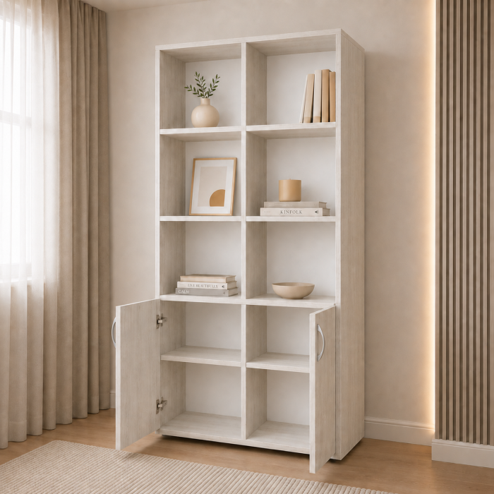 Biblioteca cu 2 Usi si 6 Rafturi 90 cm [3]