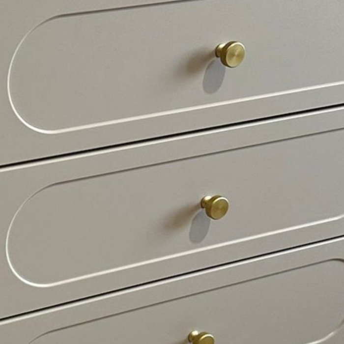 Comoda Cleo, greige, 3 sertare, 2 usi, MDF vopsit [9]
