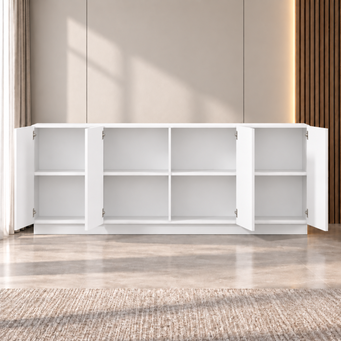 Comoda Irina, fronturi MDF vopsit, 200x45x77 [5]