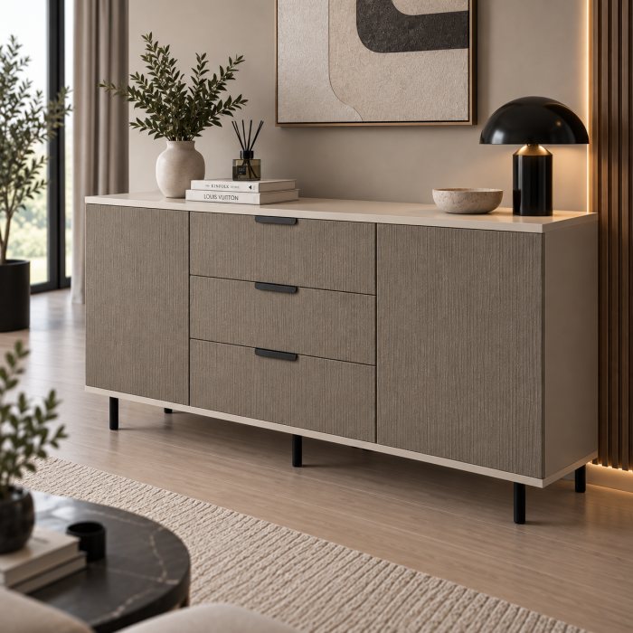 Comoda Linea Brown, Fronturi MDF [2]