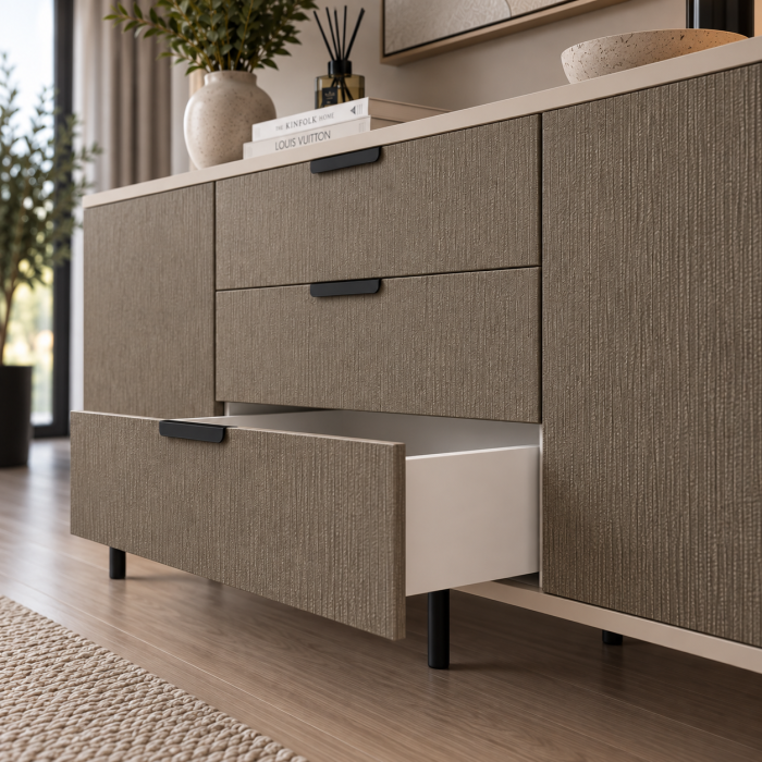 Comoda Linea Brown, Fronturi MDF [5]