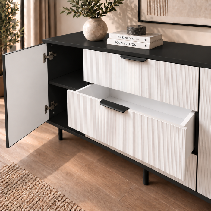 Comoda Tokyo White, Fronturi MDF [5]