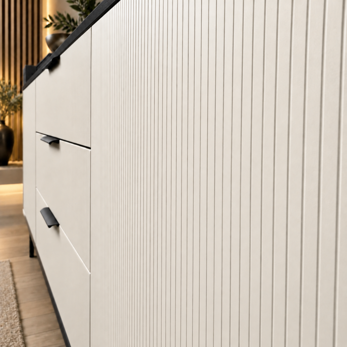 Comoda Tokyo White, Fronturi MDF [3]