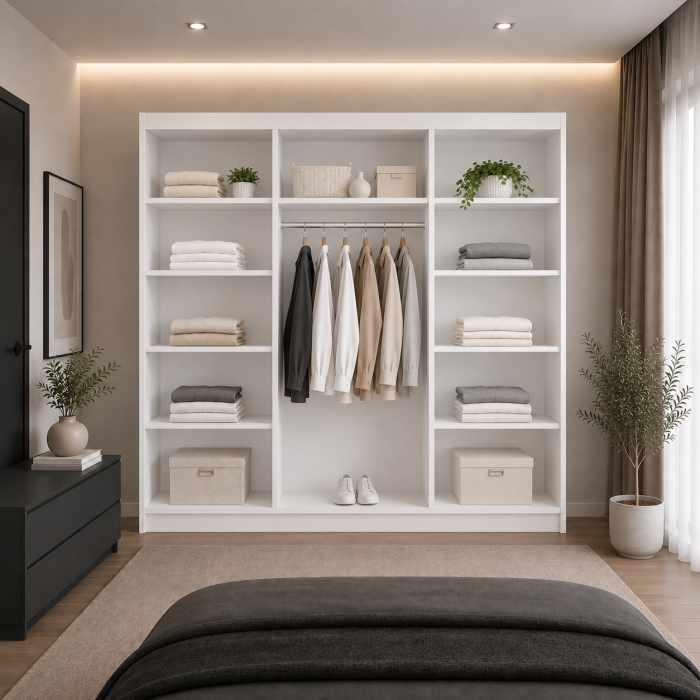 Dressing Eduard cu usi culisante, 240x60x200 cm, PAL 18mm [4]