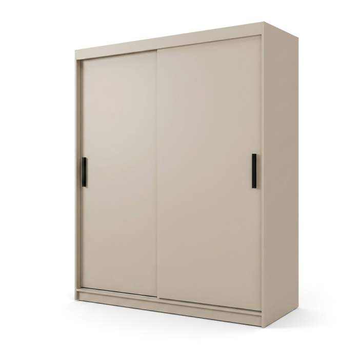 Dressing cu  Usi Culisante, Casmir deschis, L160 x A60 x H200 [7]