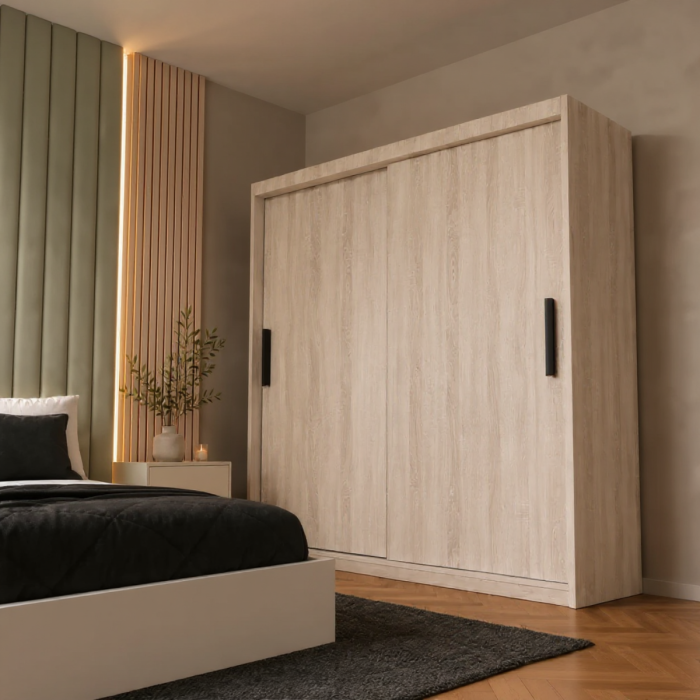 Dressing cu  Usi Culisante, Sonoma, L160 x A60 x H200 [4]