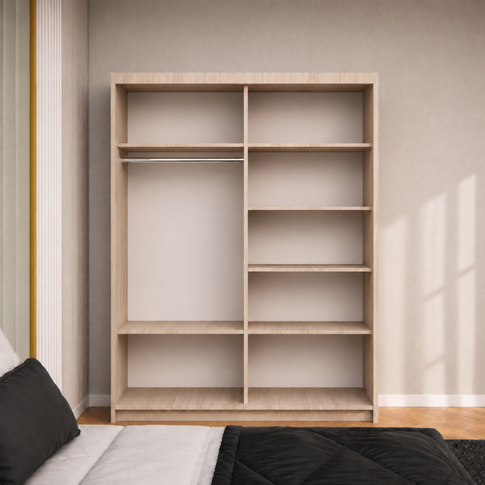 Dressing cu  Usi Culisante, Sonoma, L160 x A60 x H200 [6]