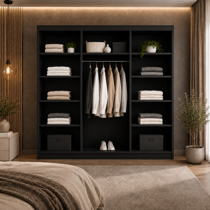 Dressing Eduard cu usi culisante, 240x60x200 cm, PAL 18mm [5]