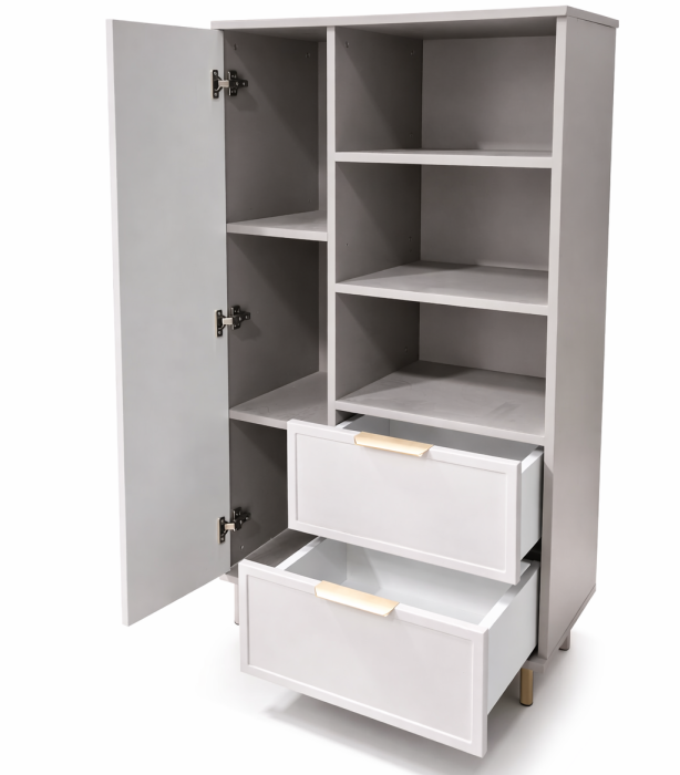 Dulap Living Soft, casmir, MDF frezat vopsit [9]