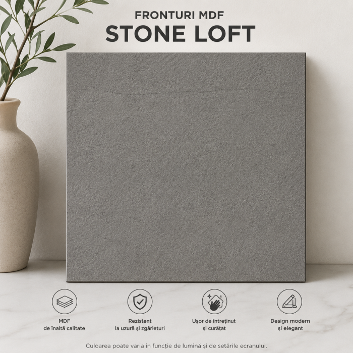 Noptiera Stone Loft, Fronturi Mdf [5]