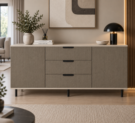 Comode - Comoda Linea Brown, Fronturi MDF