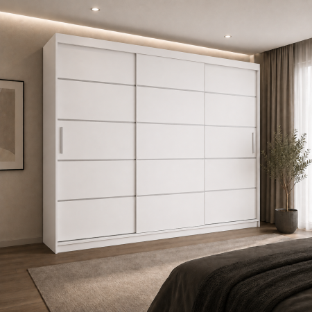 Dressinguri - Dressing Eduard cu usi culisante, 240x60x200 cm, PAL 18mm