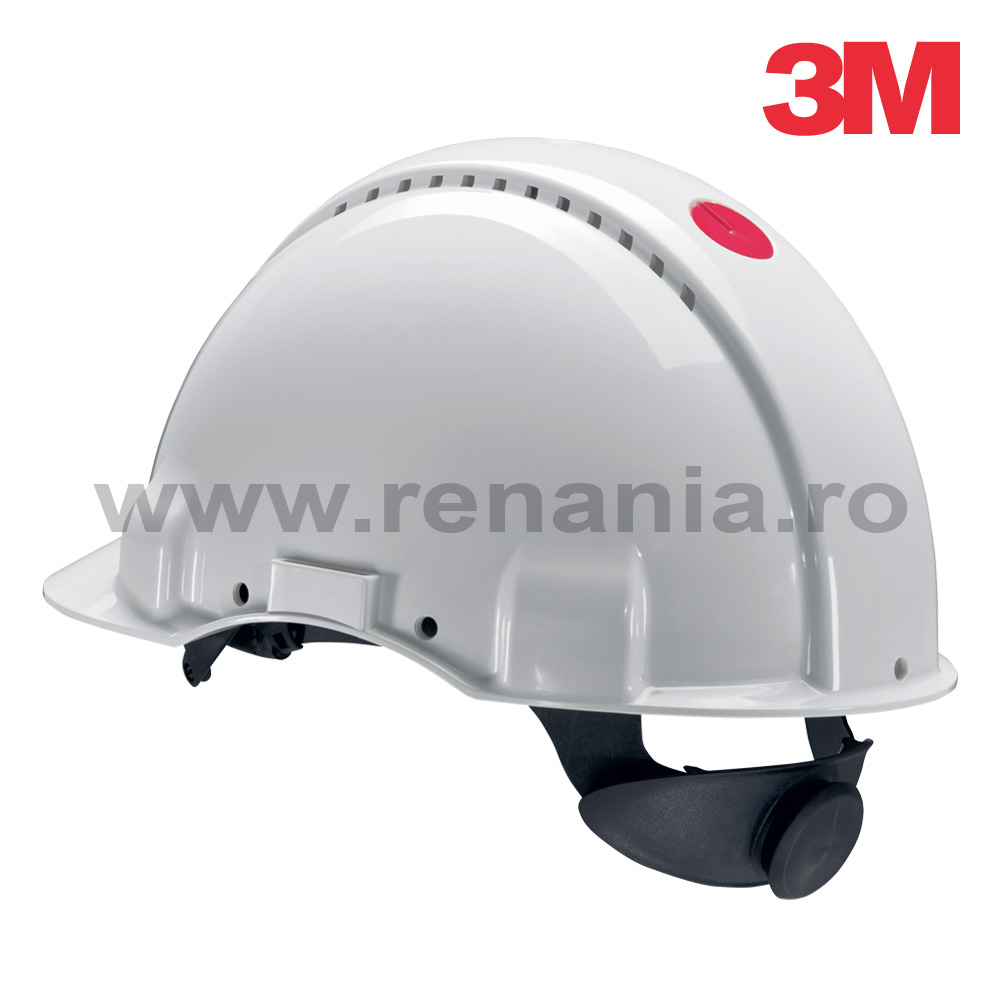 Protecția capului - Casca de protectie cu uvicator si sistem de reglare prin rotita G3000, 3M, art.3D05