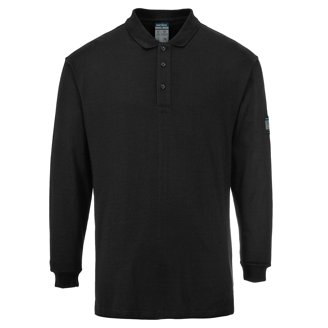 Tricouri - FR Modaflame Anti-Static Hi-Vis , tricou polo cu maneca lunga