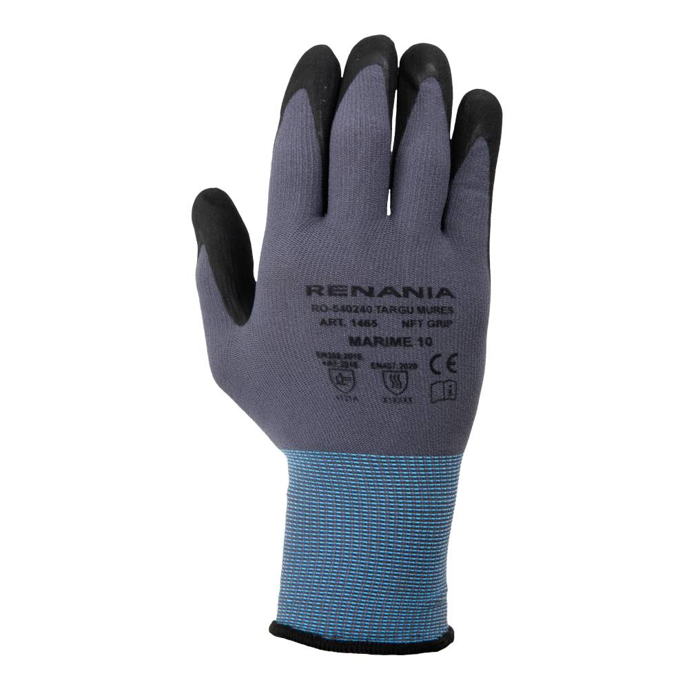 Protecție pentru mâini - Manusi de protectie mecanica NEW NFT GRIP, Renania, categoria II, art. 9C67