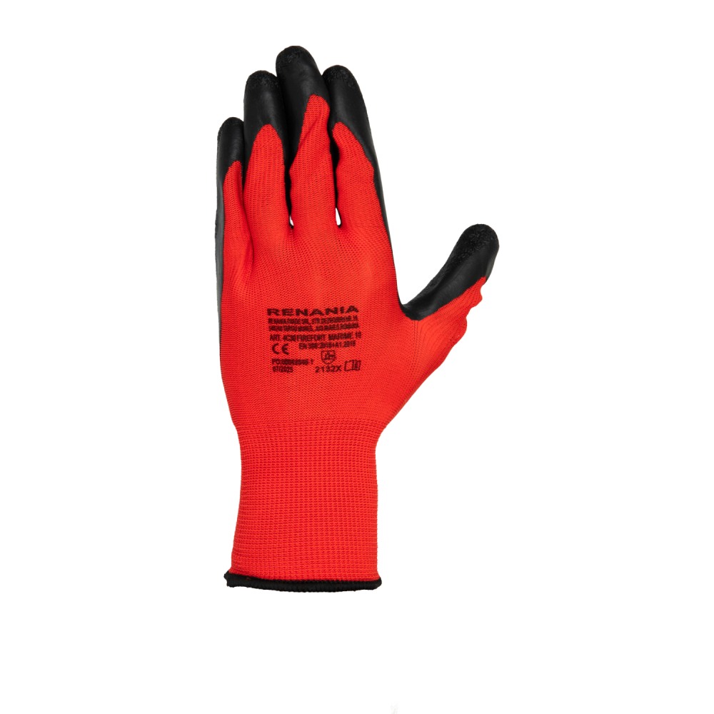 Protecție pentru mâini - Manusi de protectie tricotate din poliester impregant cu latex FireFort, art.4C30