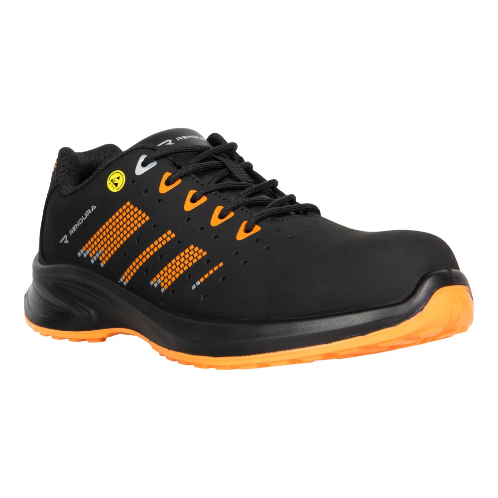 Încălțăminte de protecție - Pantofi de protectie cu bombeu PHANTOM S1PS SR FO ESD, Renania, art.32A3