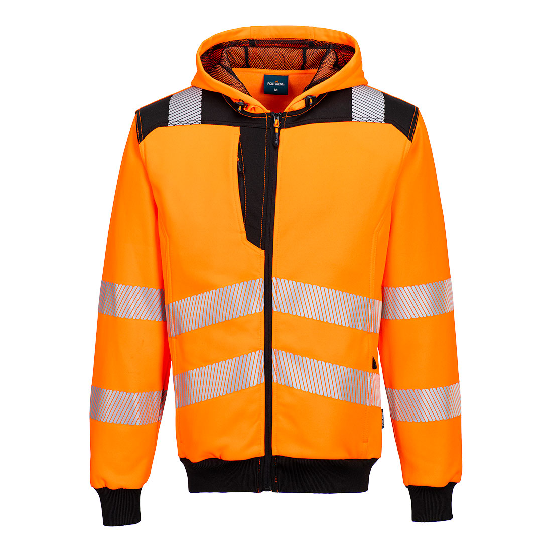 Hanorace - Hanorac cu fermoar PW3 Hi-Vis