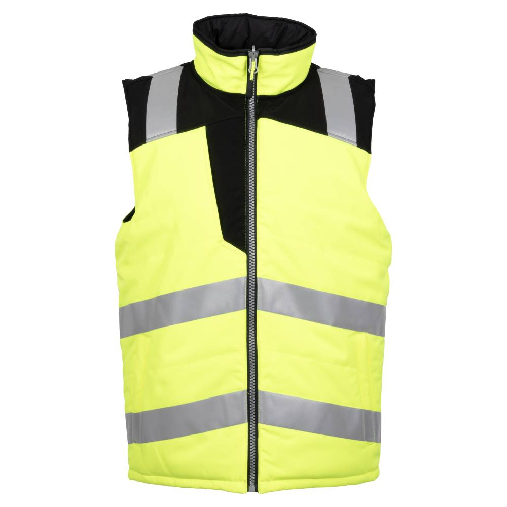 Veste - Vesta reversibila cu benzi reflectorizante protectie riscuri minime iarna New Reverso, Renania, art.3B87